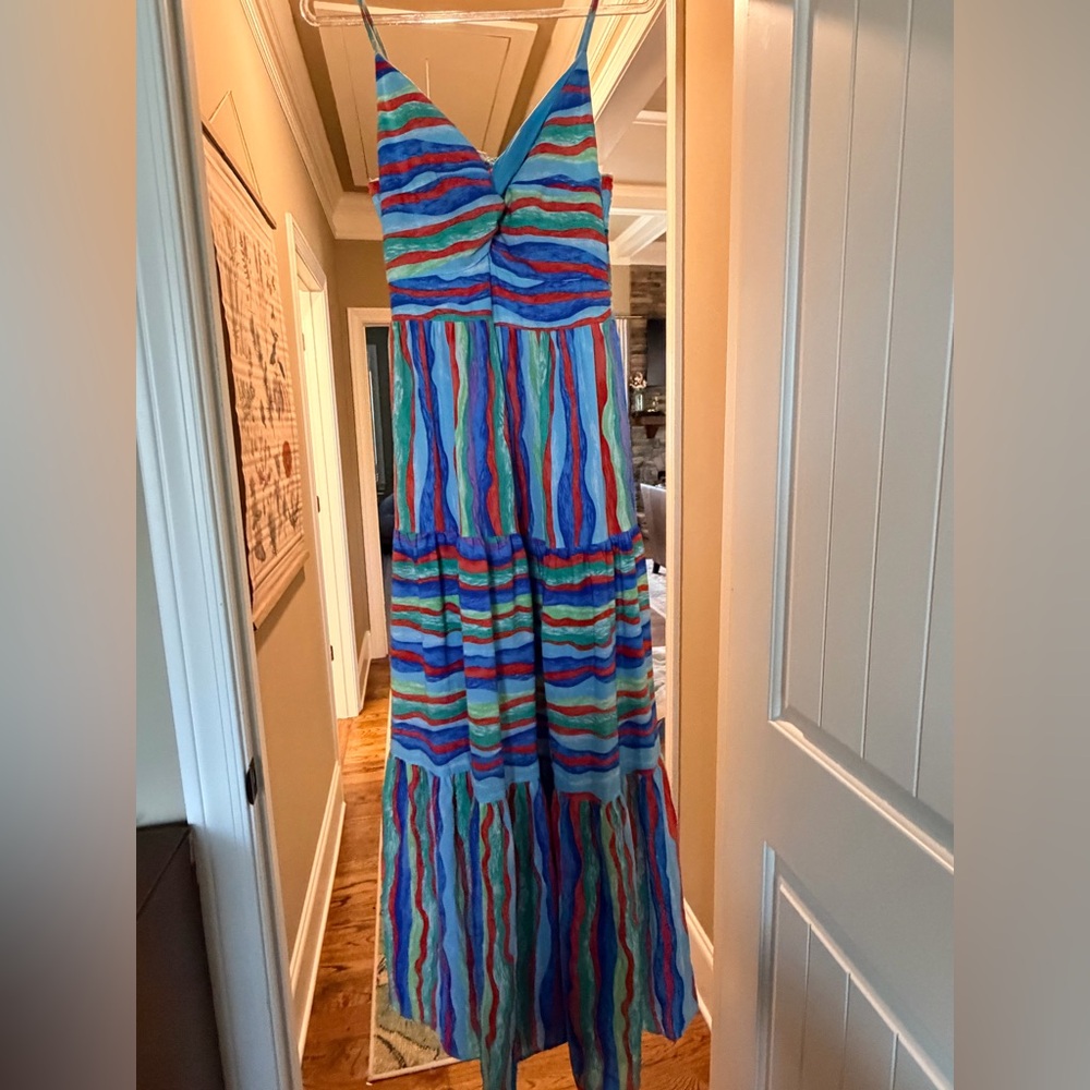 Entro Multicolor Striped Dress